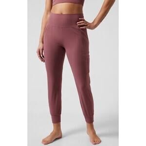 Athleta Pants Salutation Cargo Jogger Pull On